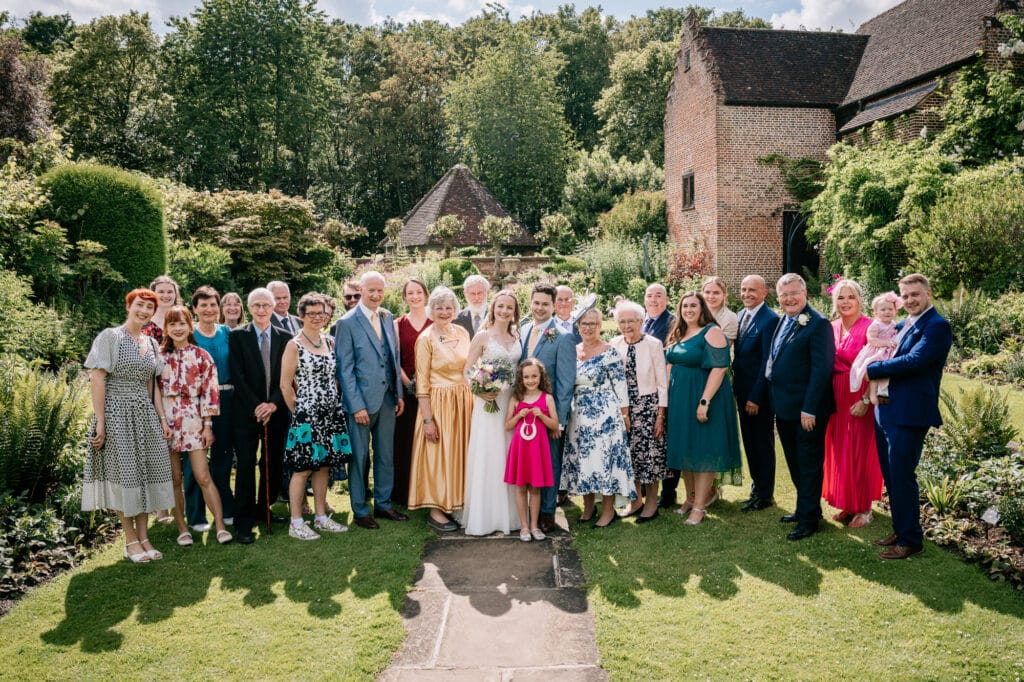 Chenies Manor House wedding guests