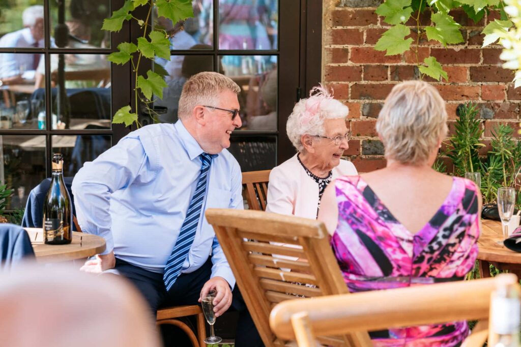 Chenies Manor House wedding guests