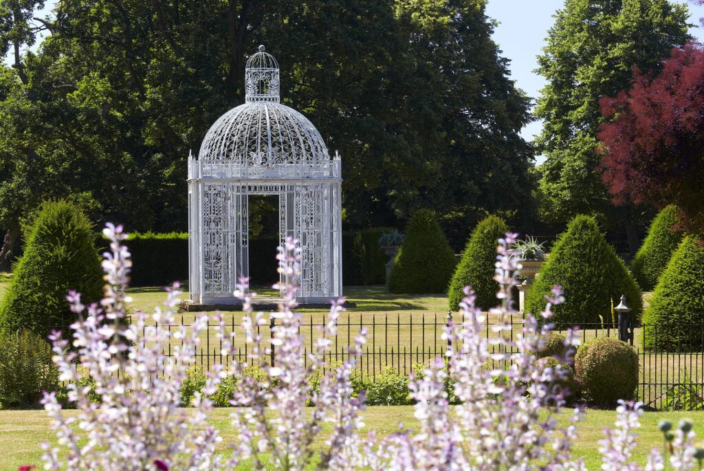 Chenies Manor House bird cage gazebo