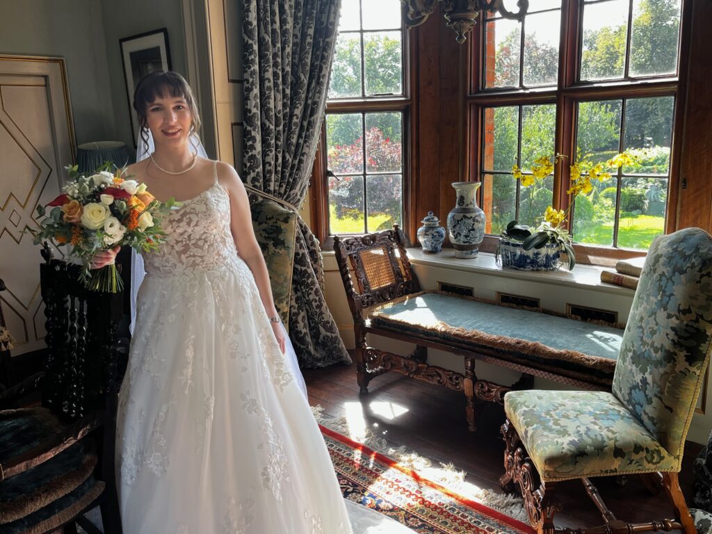 Chenies Manor House bride