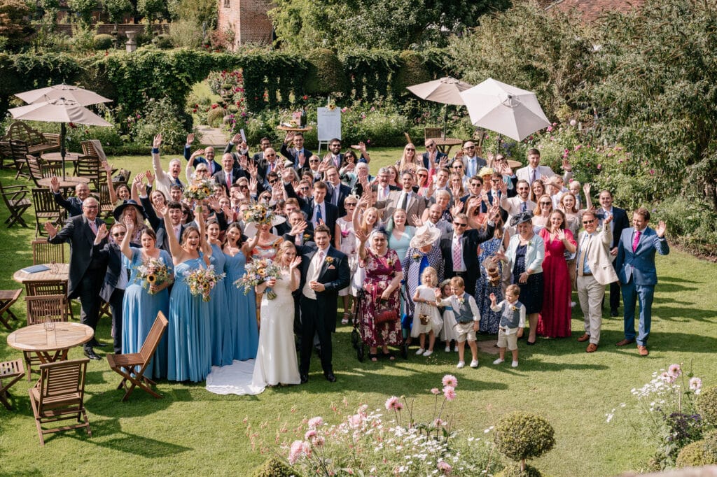 Chenies Manor House wedding guests