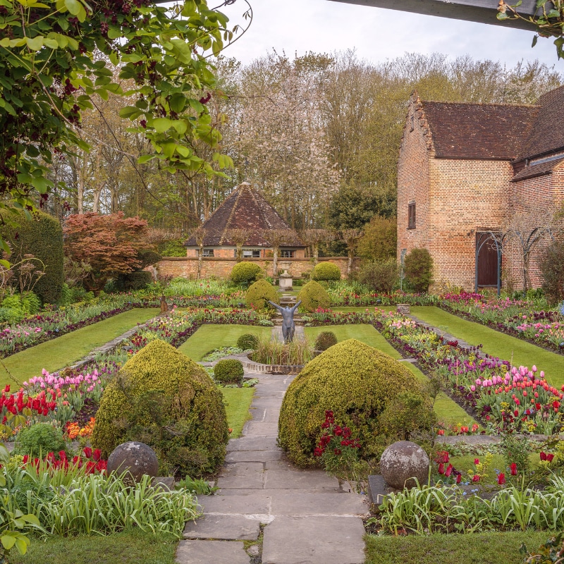 Chenies Manor House Sunken Garden