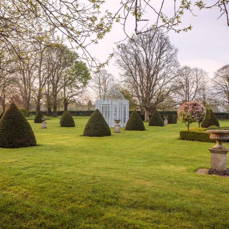 Chenies Manor House Topiary Lawn